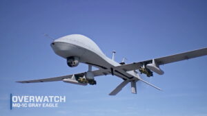 U.S. Military drone CG visualization